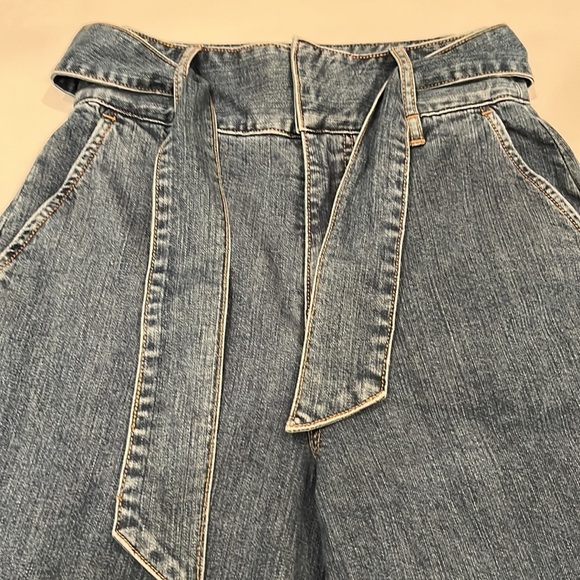 Joie Marylu Tie Culottes Wide Leg Ankle High Rise Size 2 - Picture 14 of 16